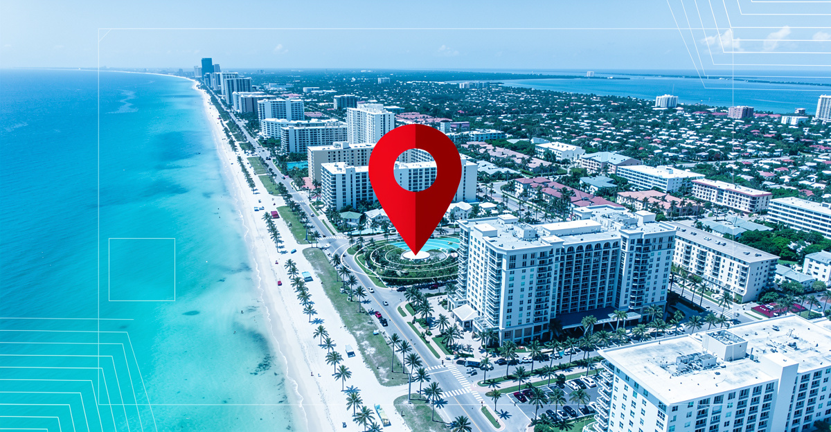 Google Maps location pin representing local SEO